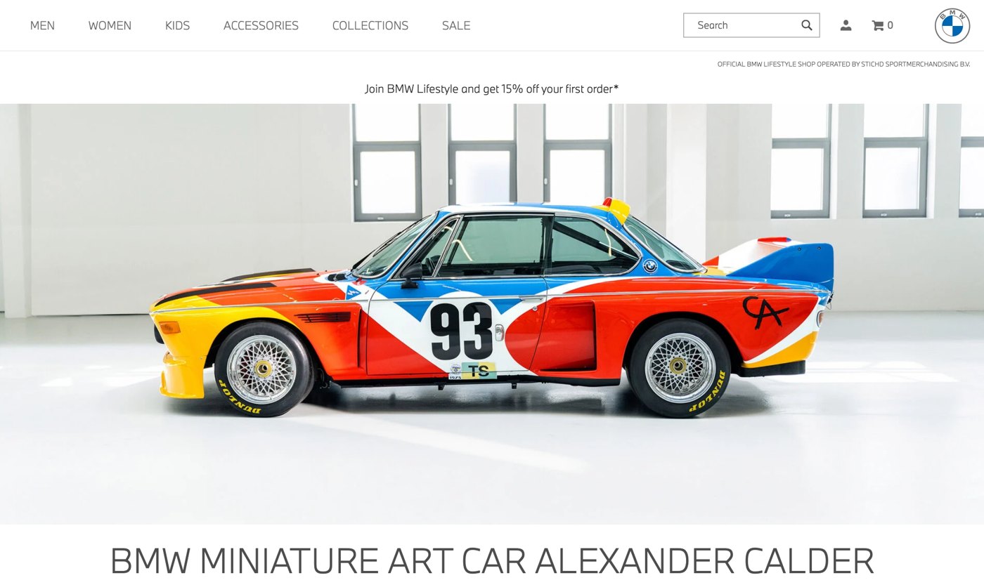 BMW Lifestyle storefront