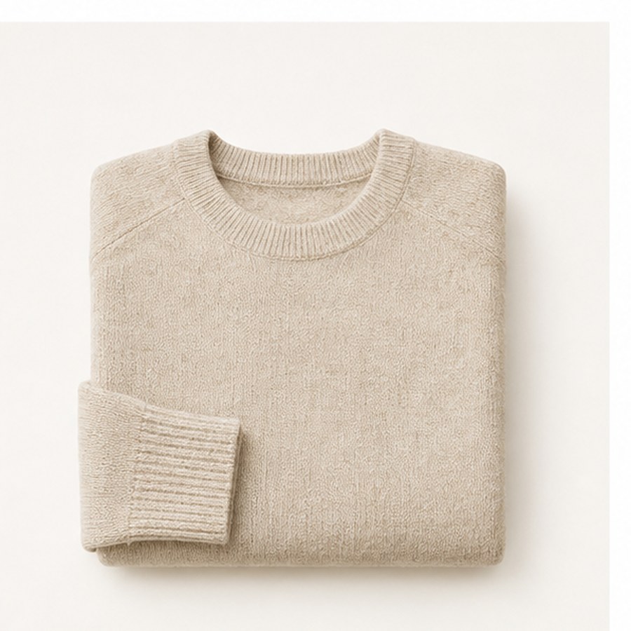 Merino crew knit
