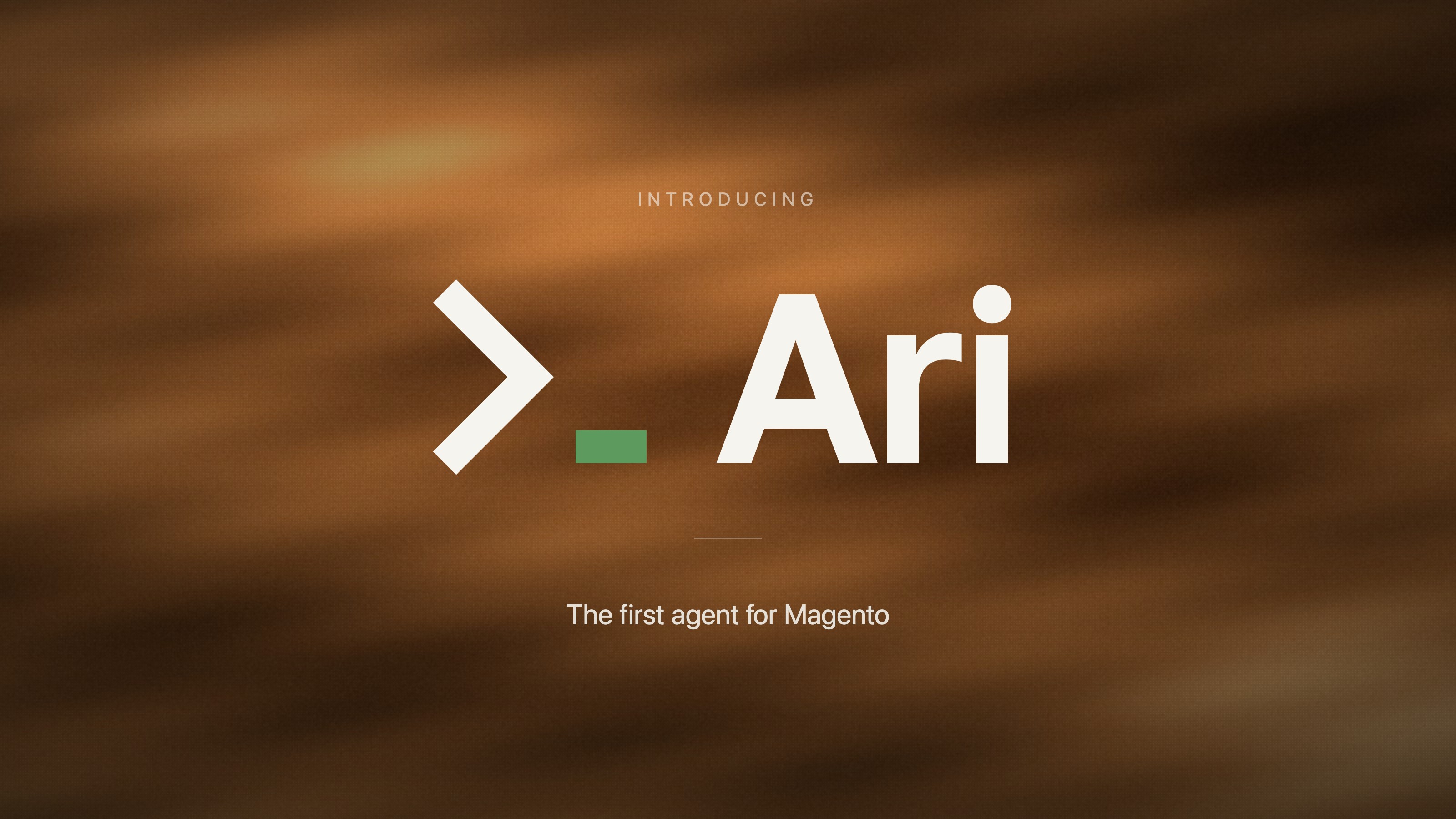 Introducing Ari, the first agent for Magento