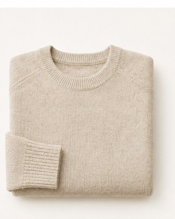 Oat Crew Knit